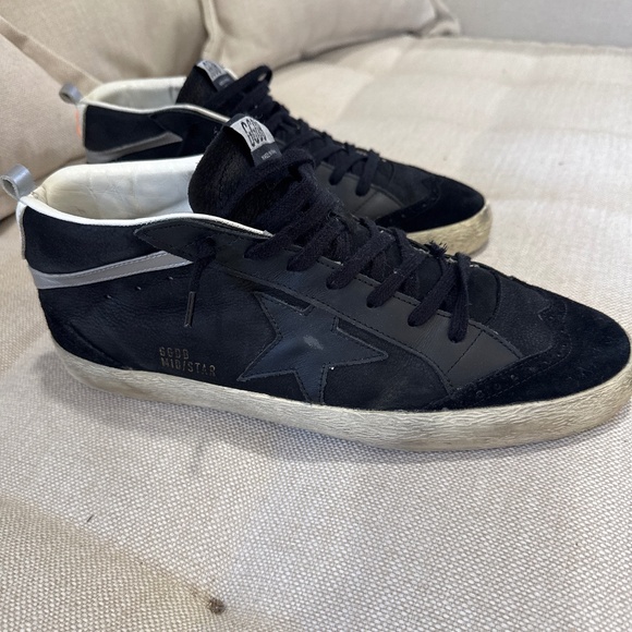 Golden Goose Sneakers. Mid star black. EU45 - Picture 1 of 4